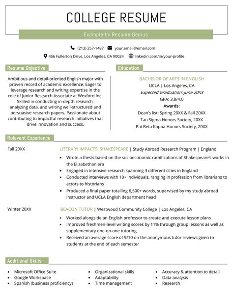 stl resume genius|430+ Resume Examples for Any Job or Experience .
